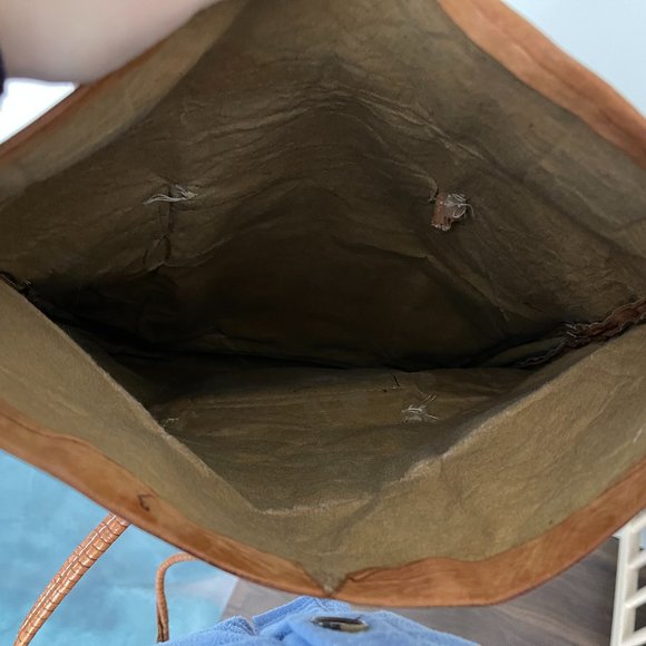 Vintage Leather Boho Purse Bag - Picture 2 of 2